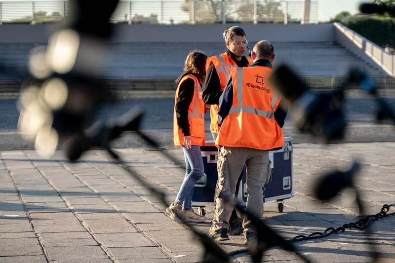 Equipe technique prestataire evenementiel